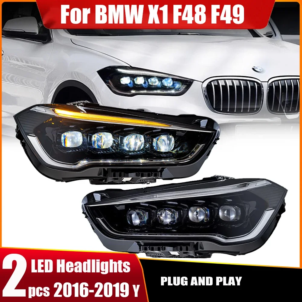 2 шт. автомобильные фары для BMW X1, светодиодные фары, линзы проектора 2016-2020 F48 F49, анимация DRL, сигнальная фара, автомобильные аксессуары
2 шт. автомобильные фары для BMW X1, светодиодные фары, линзы проектора 2016-2020 F48 F49, анимация DRL, сигнальная фара, автомобильные аксессуары