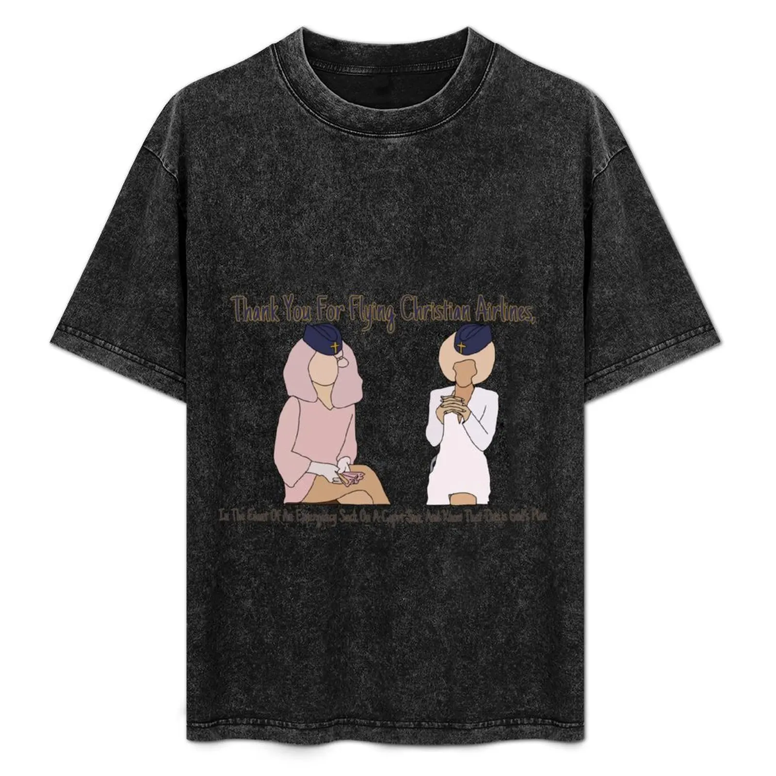 Trixie and Katya - Christian Airlines T-Shirt Basic Simple Casual Short Sleeve Tee
Trixie and Katya - Christian Airlines T-Shirt Basic Simple Casual Short Sleeve Tee