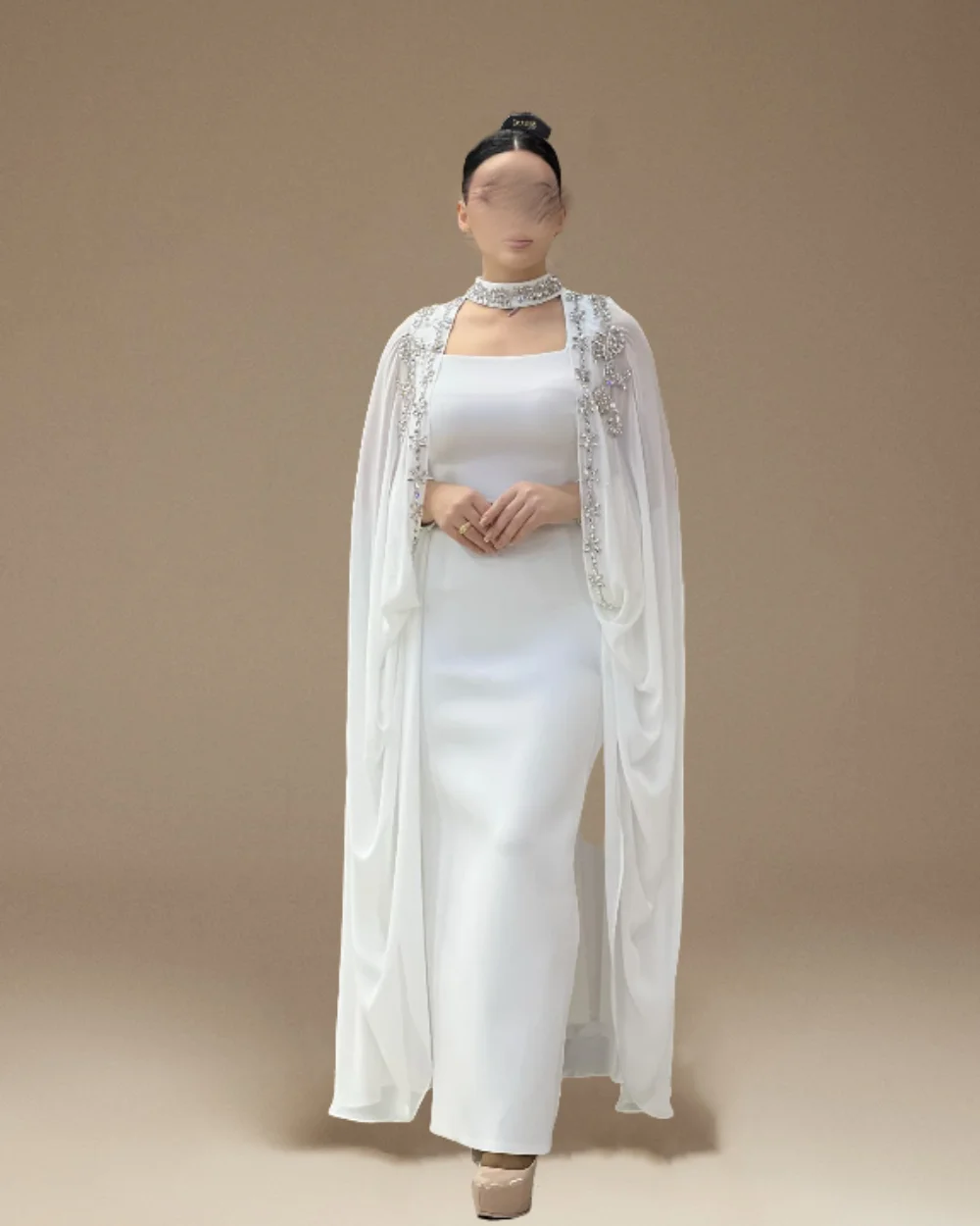 Customized Jersey Sequined High Collar Straight Midi Dresses Bespoke Occasion Evening Party Gown Classic Exquisite Formal
Customized Jersey Sequined High Collar Straight Midi Dresses Bespoke Occasion Evening Party Gown Classic Exquisite Formal