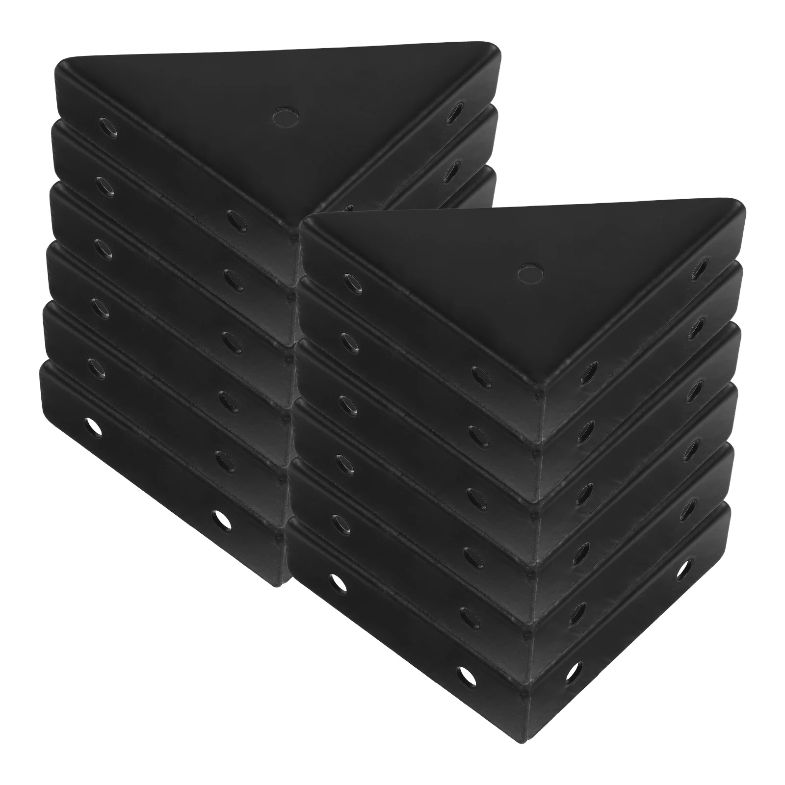 12pcs Black Large Triangle Corner Brackets Thickened Furniture Reinforcement Hardware Connectors Sturdy Cabinet Support Anti
12pcs Black Large Triangle Corner Brackets Thickened Furniture Reinforcement Hardware Connectors Sturdy Cabinet Support Anti