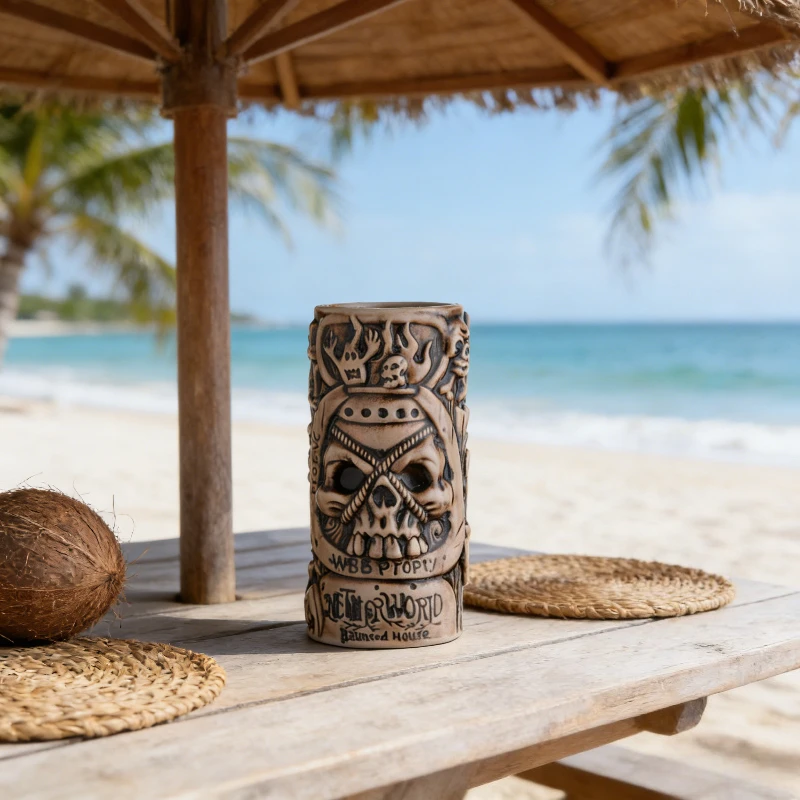 Tiki Bar Barware Ceramic Tiki Mugs Hawaiian Tiki Cup Exotic Drinking Tumbler Cups for Cocktail Whiskey Vodka Pina Colada Cups
Tiki Bar Barware Ceramic Tiki Mugs Hawaiian Tiki Cup Exotic Drinking Tumbler Cups for Cocktail Whiskey Vodka Pina Colada Cups