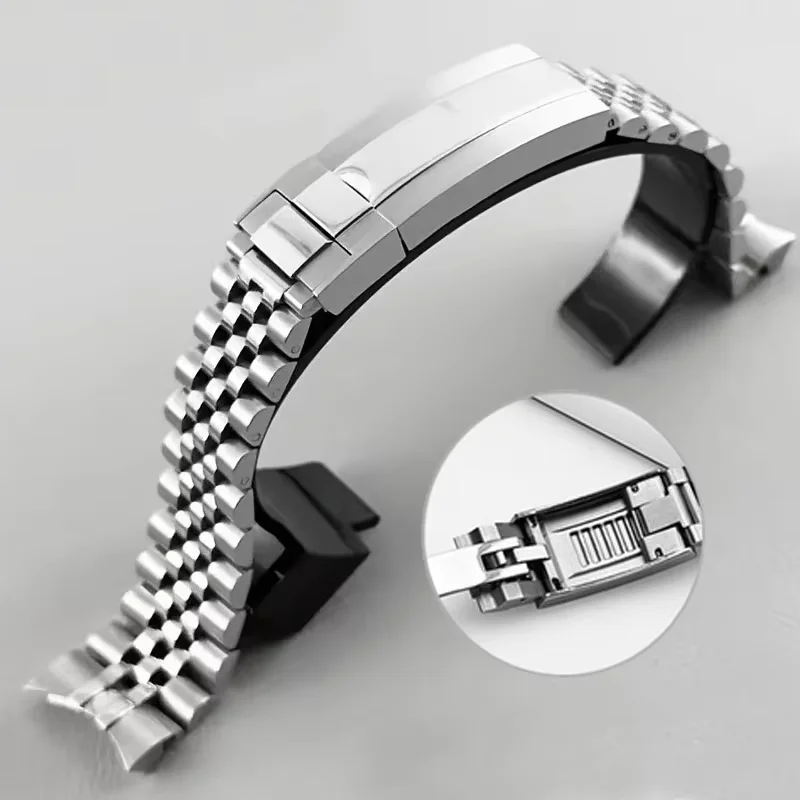 Jubilee 904L Watch Bracelet for Rolex Sub GMT Yacht Daytona Watch Strap Luxury Bracelet Mod Parts Replacement Accessories 20mm 
Jubilee 904L Watch Bracelet for Rolex Sub GMT Yacht Daytona Watch Strap Luxury Bracelet Mod Parts Replacement Accessories 20mm