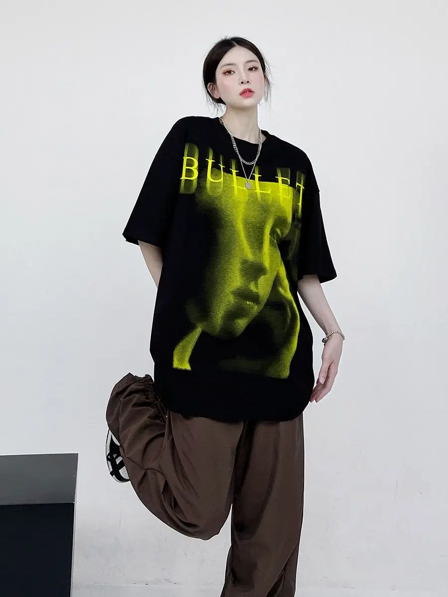 300G heavy Xinjiang cotton summer retro American street retro printing loose short-sleeved t-shirt without gender half-sleeves
300G heavy Xinjiang cotton summer retro American street retro printing loose short-sleeved t-shirt without gender half-sleeves