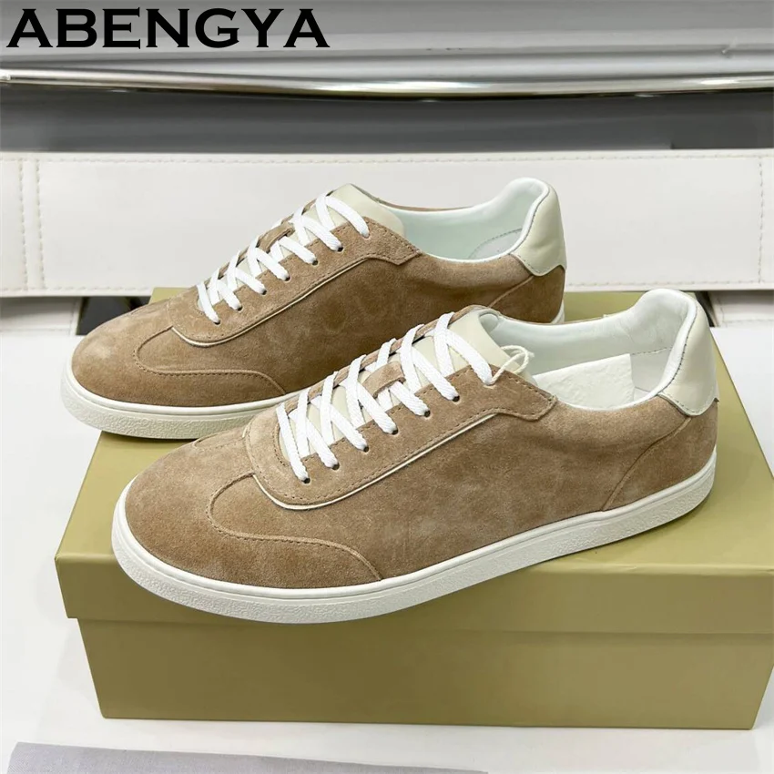 Round Toe Lace Up Flat Shoes Men's Nude Genuine Suede Leather Canvas Shoes Fashionable Casual Loafers Shoes Man Sneakers Summer
Round Toe Lace Up Flat Shoes Men's Nude Genuine Suede Leather Canvas Shoes Fashionable Casual Loafers Shoes Man Sneakers Summer