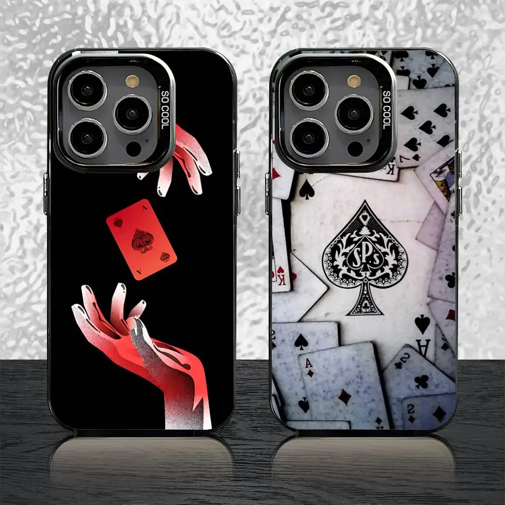 Ace Spades Poker Card Phone Case For iPhone 16,15,14,13,12,11,Pro,Max,Plus,Mini,SE Black Candy Matte Shockproof Cover
Ace Spades Poker Card Phone Case For iPhone 16,15,14,13,12,11,Pro,Max,Plus,Mini,SE Black Candy Matte Shockproof Cover