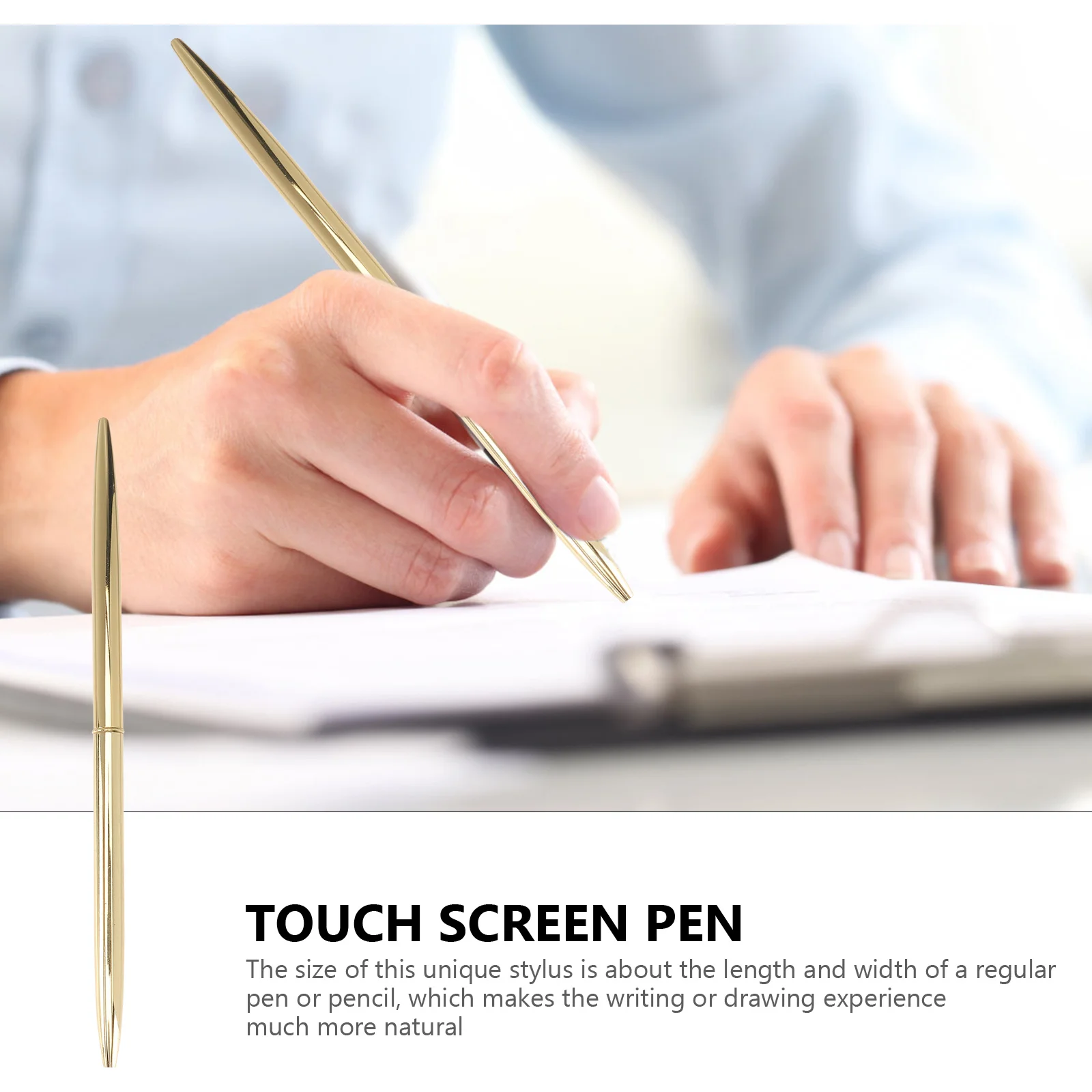 6Pcs Black Ink Metal Ballpoint Pens Streamlined Form Luxury Feel Reliable Performance for Office School Use Golden Finish
6Pcs Black Ink Metal Ballpoint Pens Streamlined Form Luxury Feel Reliable Performance for Office School Use Golden Finish