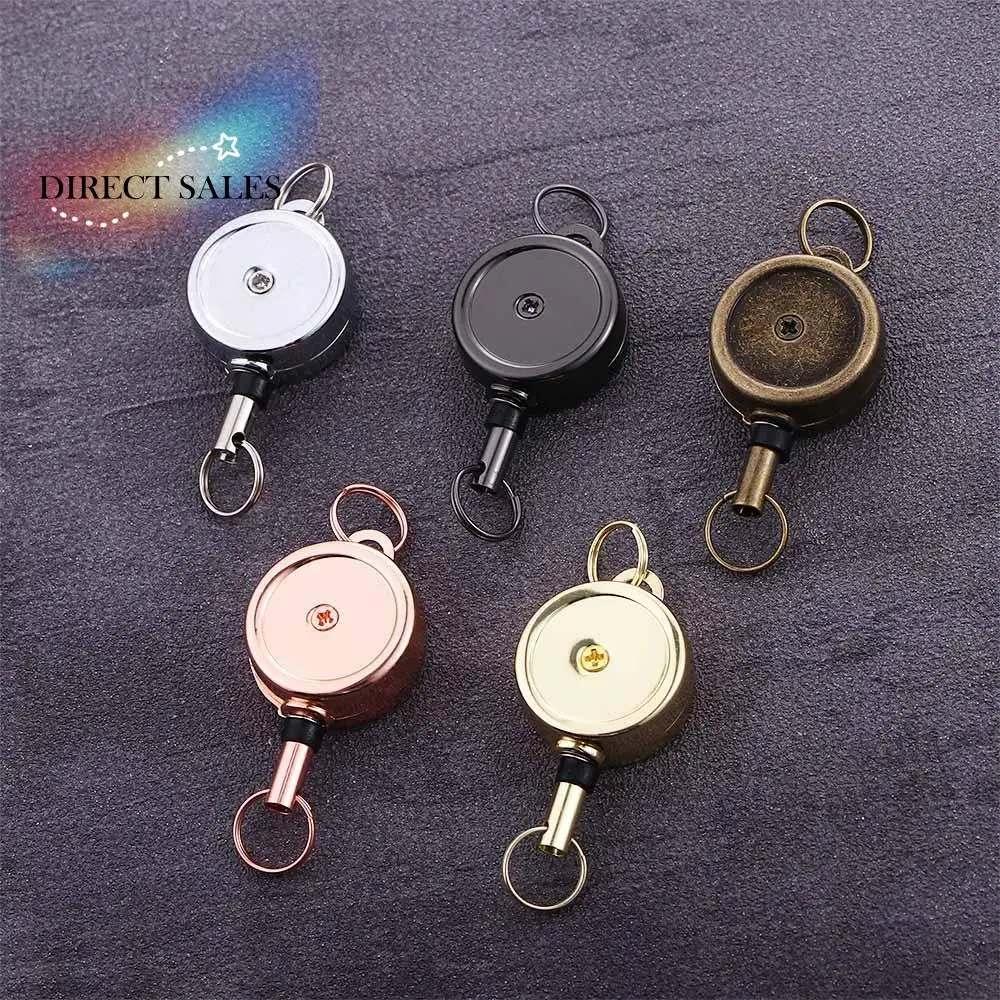 1PCS Retractable Organizer Anti-Lost Accessories Key Ring ID Card Holder Badge Reel Clip Badge Holder Key Chain
1PCS Retractable Organizer Anti-Lost Accessories Key Ring ID Card Holder Badge Reel Clip Badge Holder Key Chain