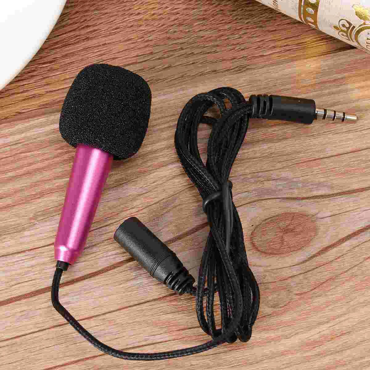 Mini Microphone K Song Artifact Portable Micphone Wireless Microphones Cell Speaker
Mini Microphone K Song Artifact Portable Micphone Wireless Microphones Cell Speaker
