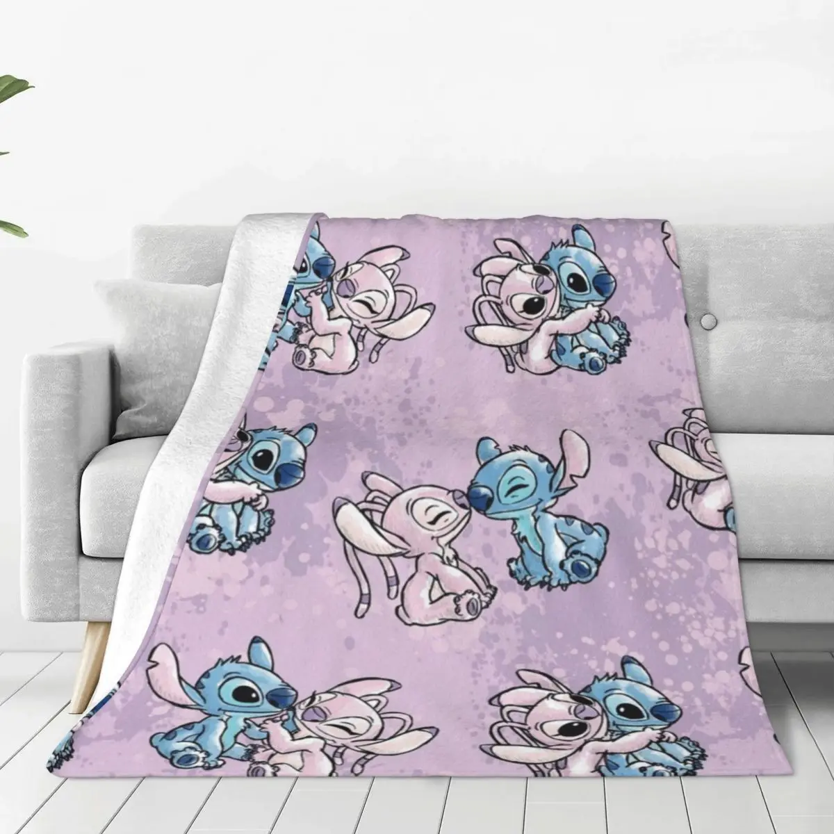 Stitch Durable Flannel Blanket - Easy Care Fleece Throw for Home Decor and Cozy Evenings with Family and Friends Together
Stitch Durable Flannel Blanket - Easy Care Fleece Throw for Home Decor and Cozy Evenings with Family and Friends Together