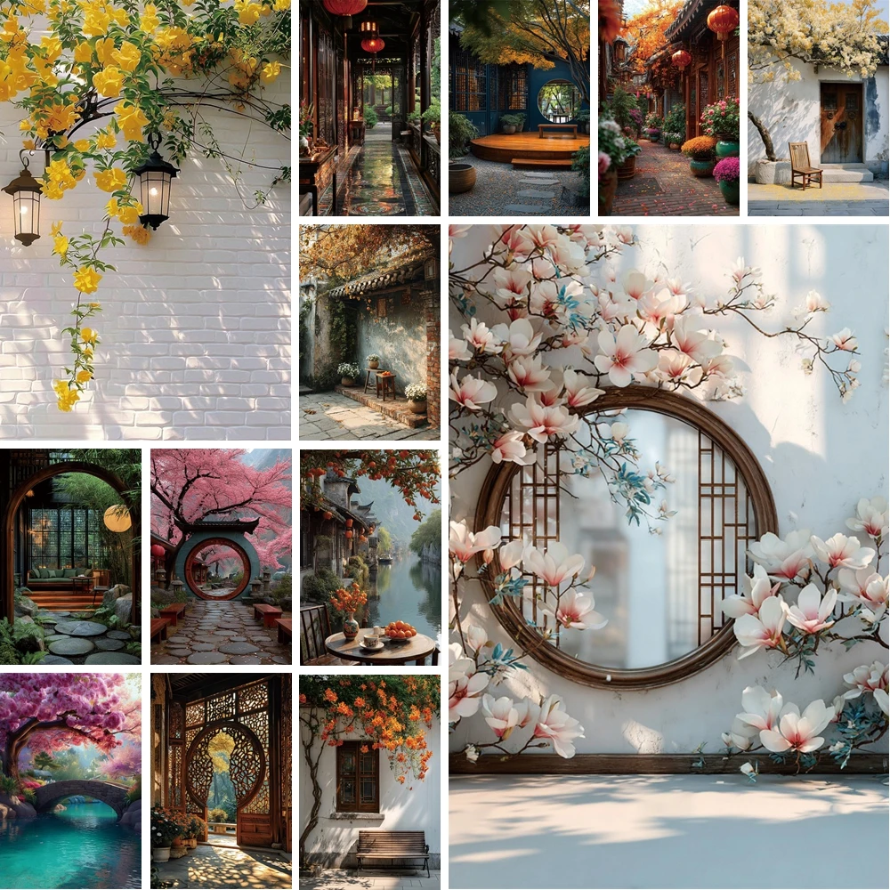 MOON.QG Oriental Ancient Courtyard Garden Background Flower Gate Corridor Backdrop Portrait Party Photobooth Home Wallpaper
MOON.QG Oriental Ancient Courtyard Garden Background Flower Gate Corridor Backdrop Portrait Party Photobooth Home Wallpaper
