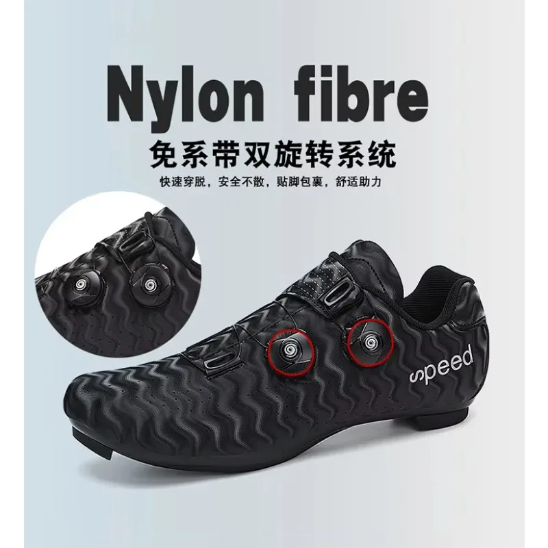 Cycling Shoes Outdoor Bicycle Riding Shoes with Rotating Buckle and Lock Are Used for Cycling Equipment in Road Races for Men an
Cycling Shoes Outdoor Bicycle Riding Shoes with Rotating Buckle and Lock Are Used for Cycling Equipment in Road Races for Men an