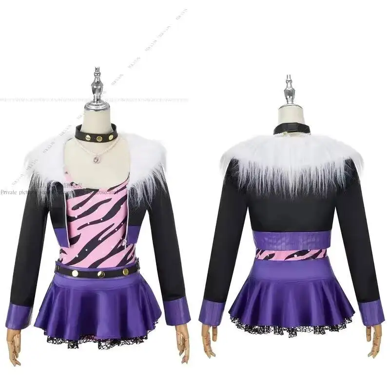 Clawdeen Wolf Monster Cosplay Costume Wig Uniform Pearl Necklace Skirt High Sexy Party Womens Halloween Carnival Roleplay
Clawdeen Wolf Monster Cosplay Costume Wig Uniform Pearl Necklace Skirt High Sexy Party Womens Halloween Carnival Roleplay