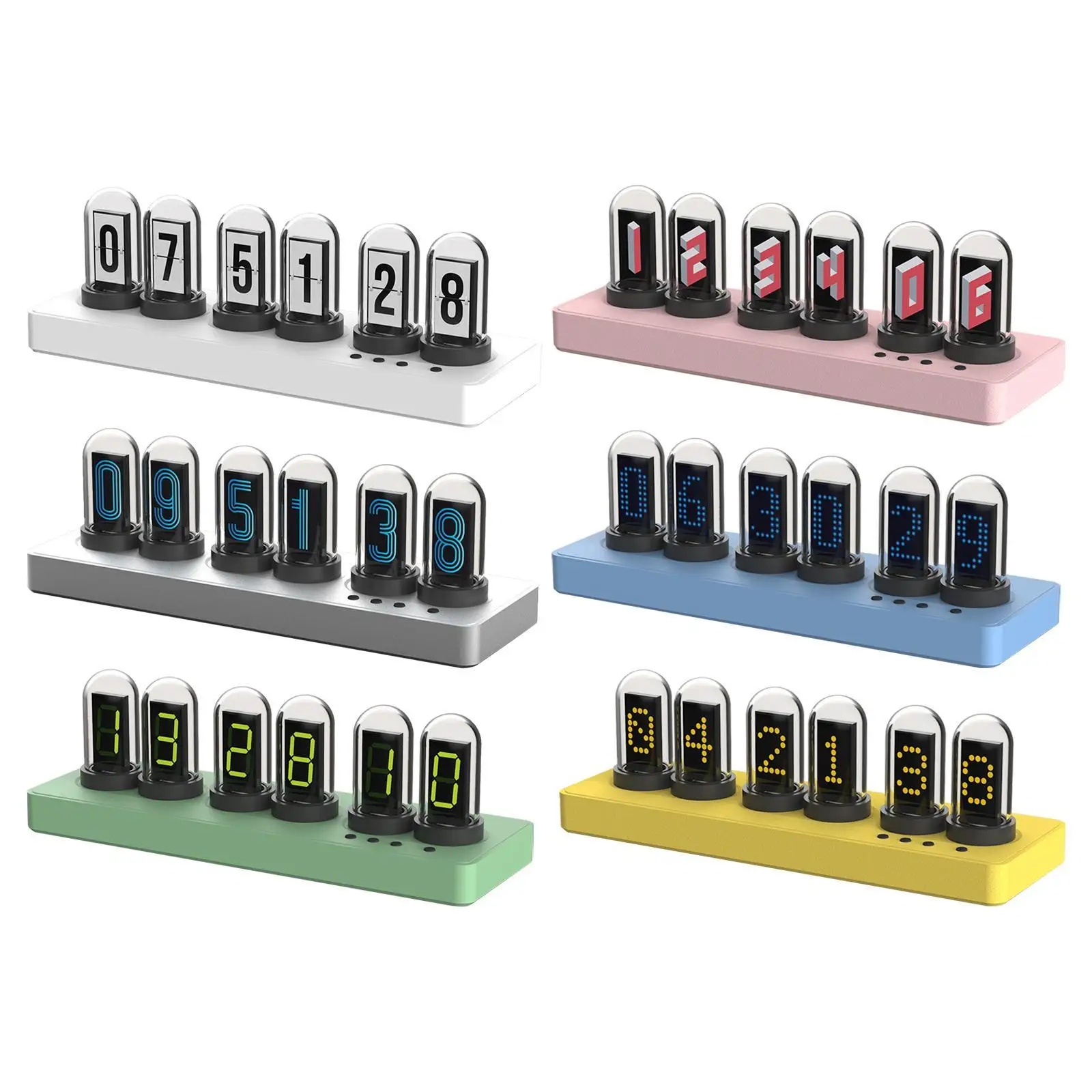 Nixie Tube Clock Креативные электронные часы Ambience Light Винтажный декор комнаты
Nixie Tube Clock Креативные электронные часы Ambience Light Винтажный декор комнаты