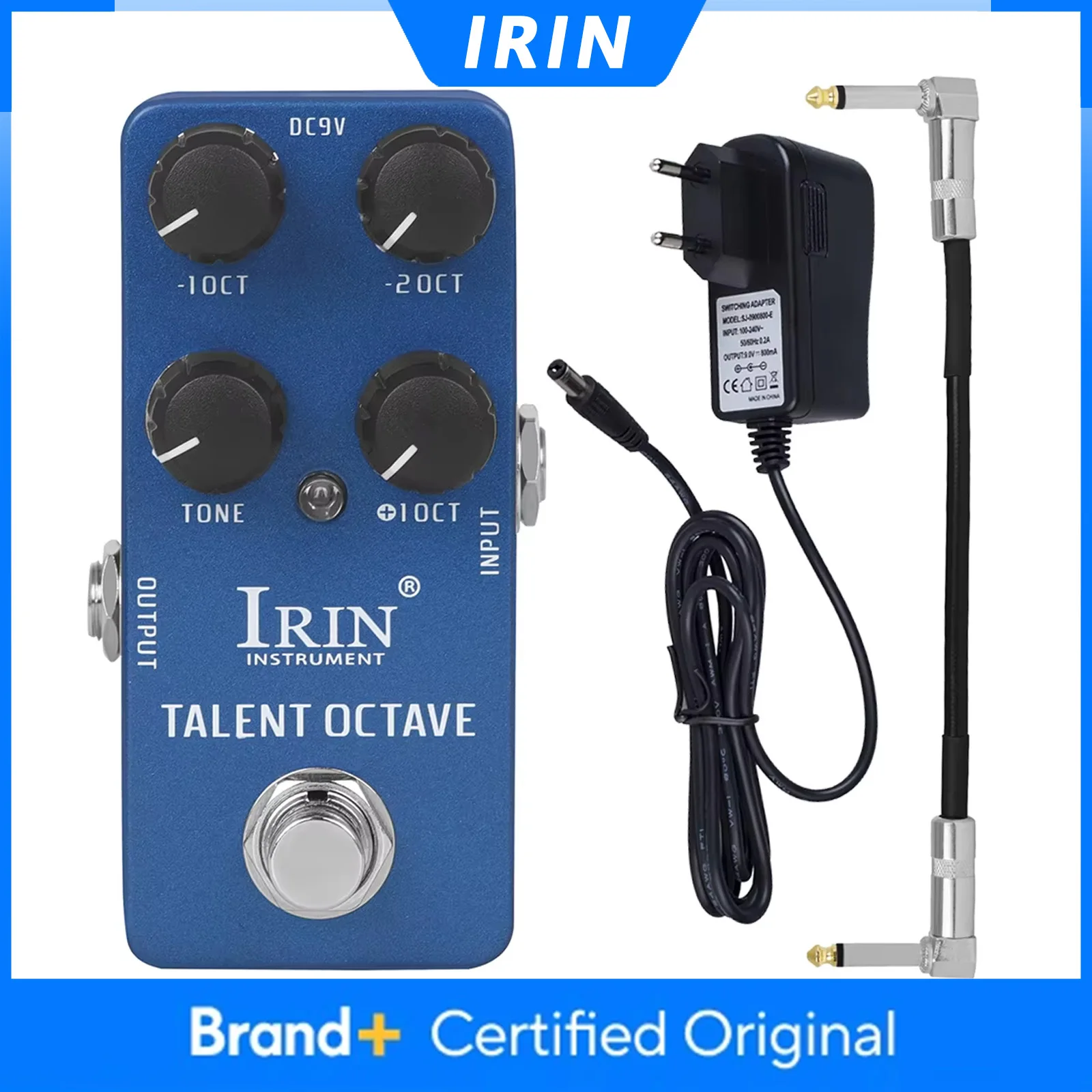 Гитарная педаль эффектов IRIN RS-19 Guitar Talent Octave, True Bypass, миниатюрная, для электрогитары, аксессуары и запчасти
Гитарная педаль эффектов IRIN RS-19 Guitar Talent Octave, True Bypass, миниатюрная, для электрогитары, аксессуары и запчасти
