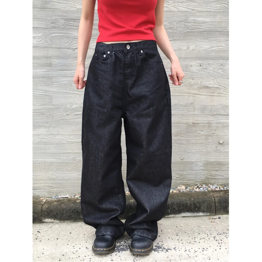 Faionable Retro Ba Button Denim Jeans High Waist Asymmetric Waed Cotton 00% Ladies Loose Fit Spring Autumn Universal
Faionable Retro Ba Button Denim Jeans High Waist Asymmetric Waed Cotton 00% Ladies Loose Fit Spring Autumn Universal