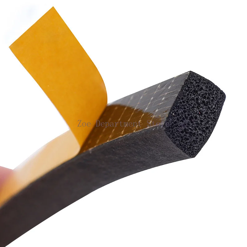 EPDM Foamed Rubber Square Type Sealing Strip Sound Proofing Dustproof Black Foamed Rectangle Seal Strip 5M
EPDM Foamed Rubber Square Type Sealing Strip Sound Proofing Dustproof Black Foamed Rectangle Seal Strip 5M