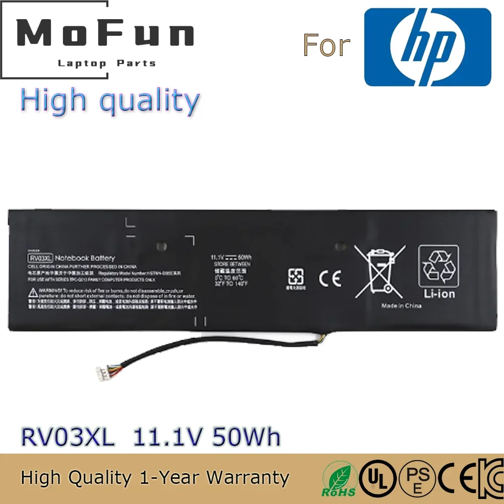 Brand New frameless High quality RV03XL 11.1V 50Wh Laptop Battery for HP 722237-2C1 722298-001 HSTNN-DB5E RV03050XL RVO3XL etc.
Brand New frameless High quality RV03XL 11.1V 50Wh Laptop Battery for HP 722237-2C1 722298-001 HSTNN-DB5E RV03050XL RVO3XL etc.