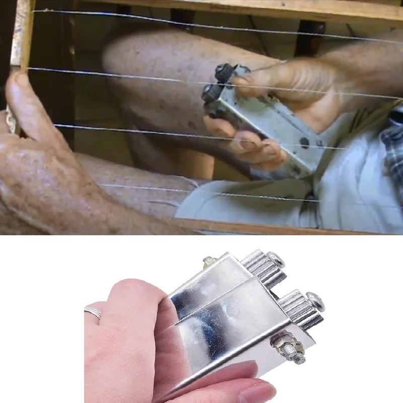 Beehive Wire Tensioner Stainless Steel Bee Wire Cable Tensioner Crimper Nest Box Tight Yarn Beekeeping Wire Tensioning Tool
Beehive Wire Tensioner Stainless Steel Bee Wire Cable Tensioner Crimper Nest Box Tight Yarn Beekeeping Wire Tensioning Tool