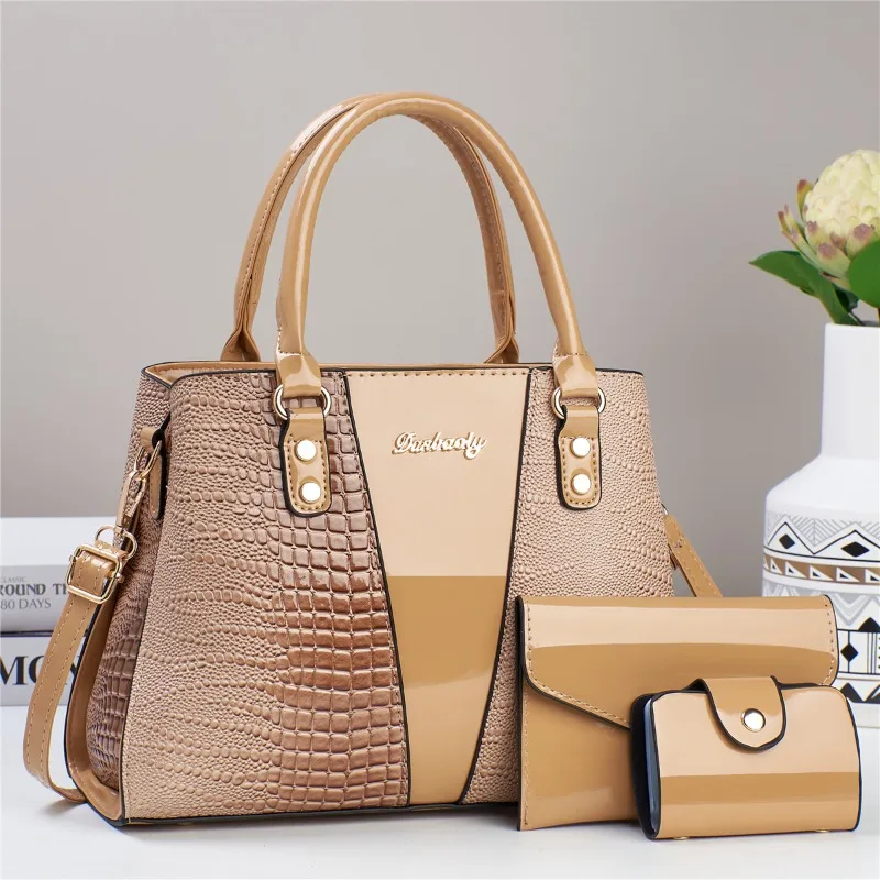 3pcs Set Women's Bags Set Tote with Clutch Handbag Wallet Leather Crossbody Bag Fashion Trend All-Match Female Shoulder Bags
3pcs Set Women's Bags Set Tote with Clutch Handbag Wallet Leather Crossbody Bag Fashion Trend All-Match Female Shoulder Bags