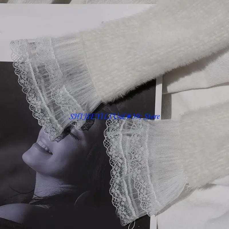 E21F модные плиссированные женские расклешенные манжеты на запястье, универсальные аксессуары из пряжи
E21F модные плиссированные женские расклешенные манжеты на запястье, универсальные аксессуары из пряжи