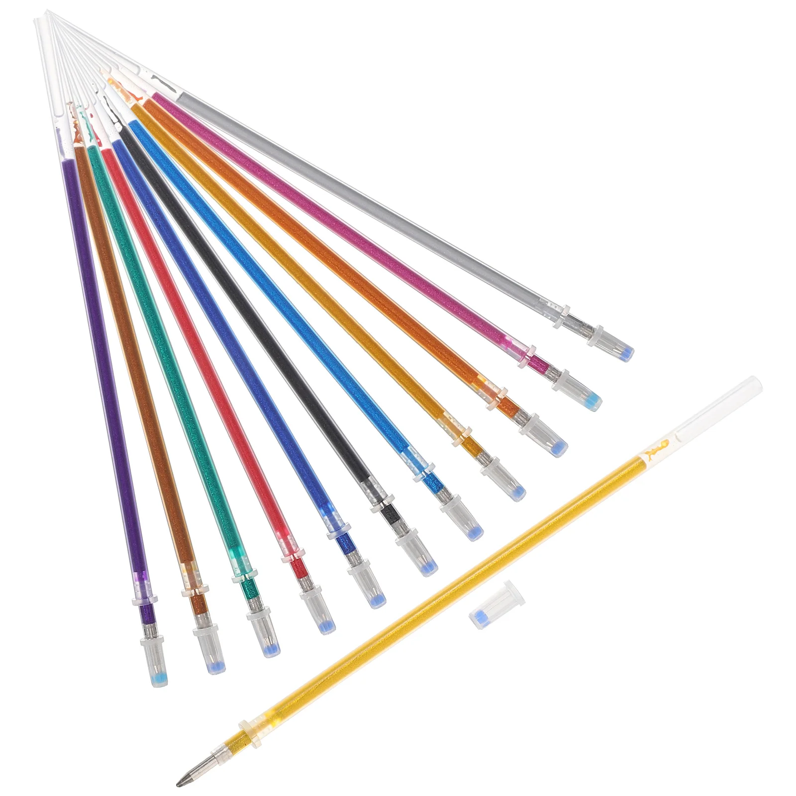 12 Pcs Color Glitter Refill Ink Pen Refills for Office Plastic Reusable Colored Gel Pens 12 Colors Writing Study Work
12 Pcs Color Glitter Refill Ink Pen Refills for Office Plastic Reusable Colored Gel Pens 12 Colors Writing Study Work
