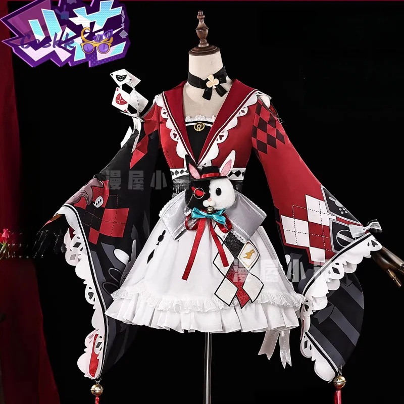Game Honkai Star Rail Sparkle Cosplay Costume Cute rabbit dress Uniform Hallowen Carnival Christmas Party Women Clothes New
Game Honkai Star Rail Sparkle Cosplay Costume Cute rabbit dress Uniform Hallowen Carnival Christmas Party Women Clothes New