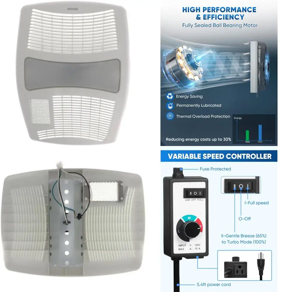 Сменная решетка вентилятора в ванной комнате с линзами и розетками, универсальная, подходит для систем вентиляции
Сменная решетка вентилятора в ванной комнате с линзами и розетками, универсальная, подходит для систем вентиляции