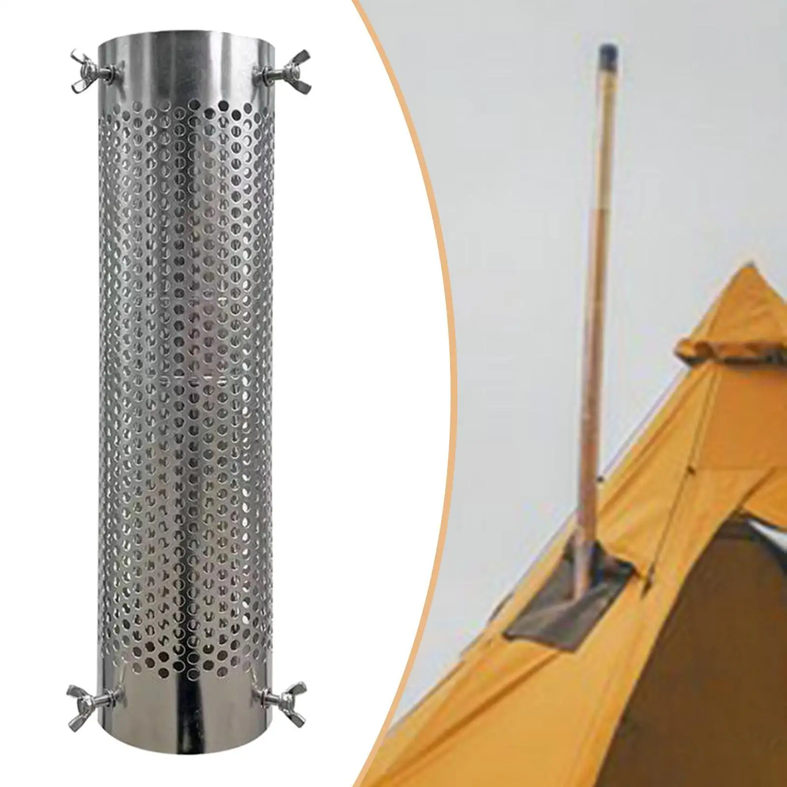 Удлиненная утолщенная походная печь, дымоход, противоожоговая сетчатая крышка, выхлопная труба для печи на дровах для кемпинга на открытом воздухе
Удлиненная утолщенная походная печь, дымоход, противоожоговая сетчатая крышка, выхлопная труба для печи на дровах для кемпинга на открытом воздухе