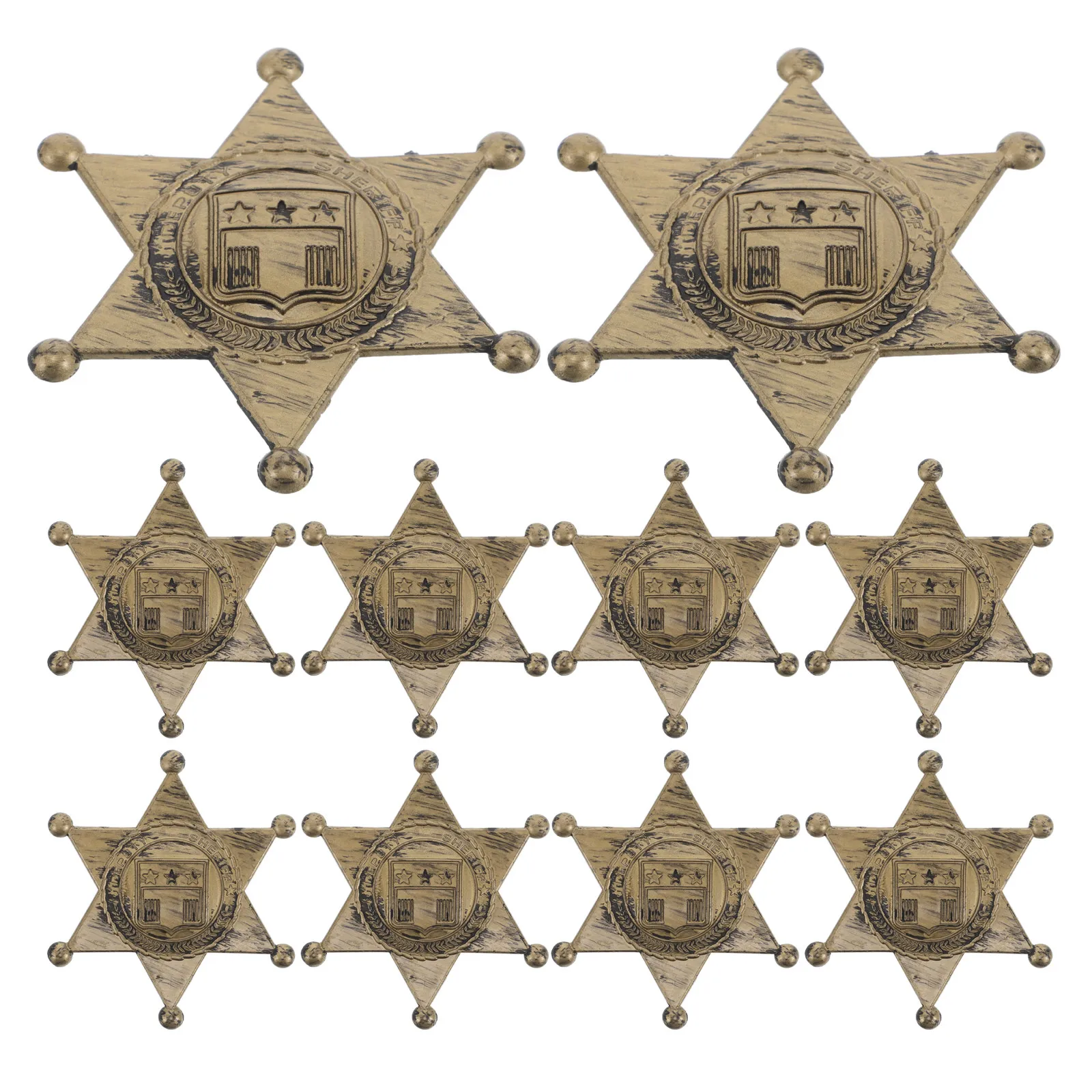 10pcs Cowboy Badge Props Western Style Vintage Pin For Photo Booth Party Rodeo Costume Accessories Decorations Halloween Outfits
10pcs Cowboy Badge Props Western Style Vintage Pin For Photo Booth Party Rodeo Costume Accessories Decorations Halloween Outfits