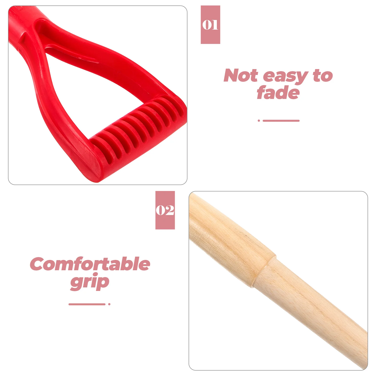 Wooden Handle Shovel Spade Shaft Reusable Handles Replacement Universal for Garden Tools Grip Plastic
Wooden Handle Shovel Spade Shaft Reusable Handles Replacement Universal for Garden Tools Grip Plastic