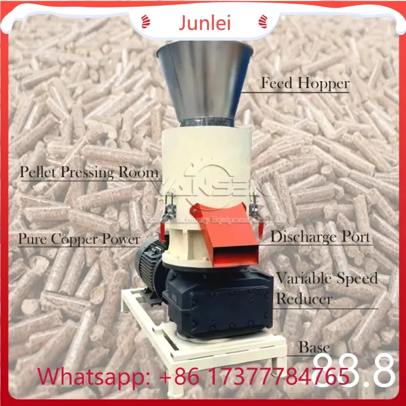 Professional 500kg/h Flat Die Pine Needles Sawdust Biomass Fuel Briquette Pellet Making Machine for Business
Professional 500kg/h Flat Die Pine Needles Sawdust Biomass Fuel Briquette Pellet Making Machine for Business