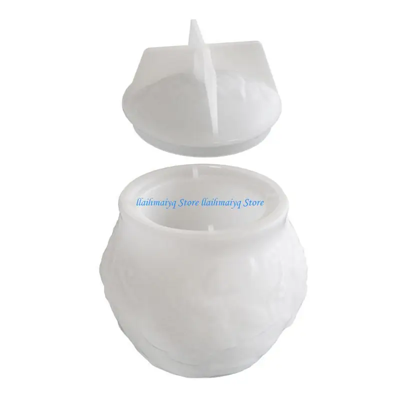 573B Flexible Silicone Mould Easy Release for Unique Toilet Flower Vine Shaped Storage Jars Portable for Craft Enthusiasts
573B Flexible Silicone Mould Easy Release for Unique Toilet Flower Vine Shaped Storage Jars Portable for Craft Enthusiasts