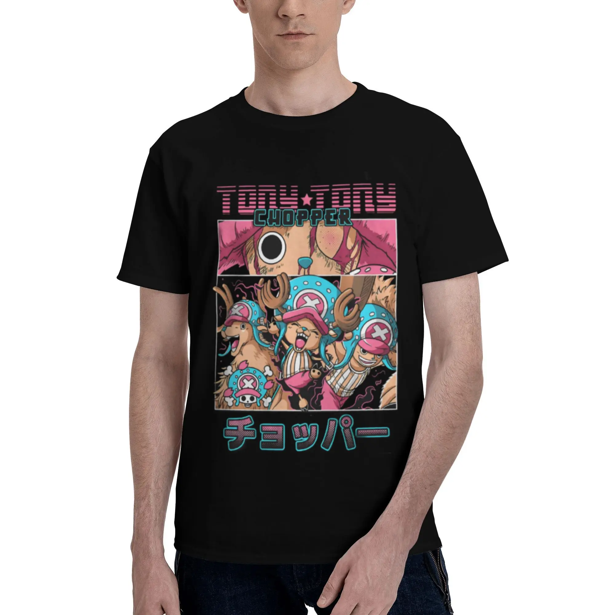 Custom Tony Tony Chopper Tshirts Men Short Sleeve Print T Shirt One Piece T-shirts Loose Fit Soft Cotton Tee Tops Gift Idea
Custom Tony Tony Chopper Tshirts Men Short Sleeve Print T Shirt One Piece T-shirts Loose Fit Soft Cotton Tee Tops Gift Idea