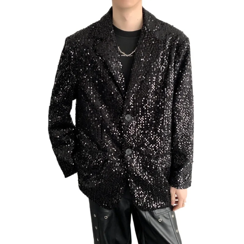 Spring Sparkling Beaded Glitter Party Annual Meeting Nightclub Stage Wear Men's Performance Clothes Blazer
Spring Sparkling Beaded Glitter Party Annual Meeting Nightclub Stage Wear Men's Performance Clothes Blazer