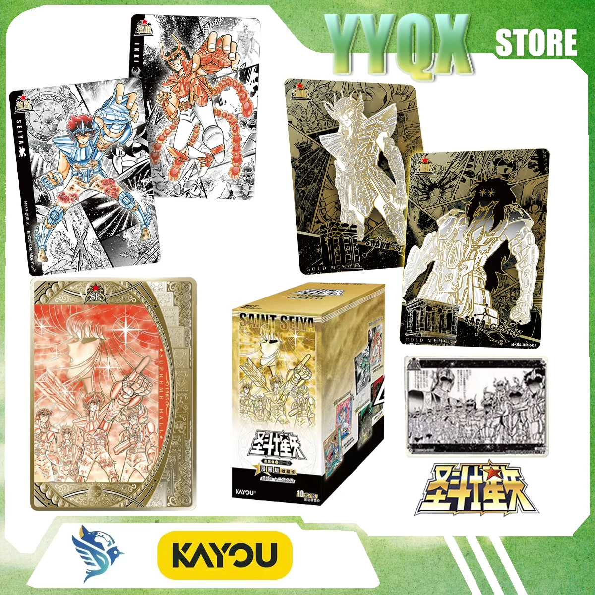 KAYOU 2026 New Saint Seiya Collection Card Periphery Comic Cartoon Toy Collectibles Gift Surprise Ornament Exquisite Like Fun
KAYOU 2026 New Saint Seiya Collection Card Periphery Comic Cartoon Toy Collectibles Gift Surprise Ornament Exquisite Like Fun