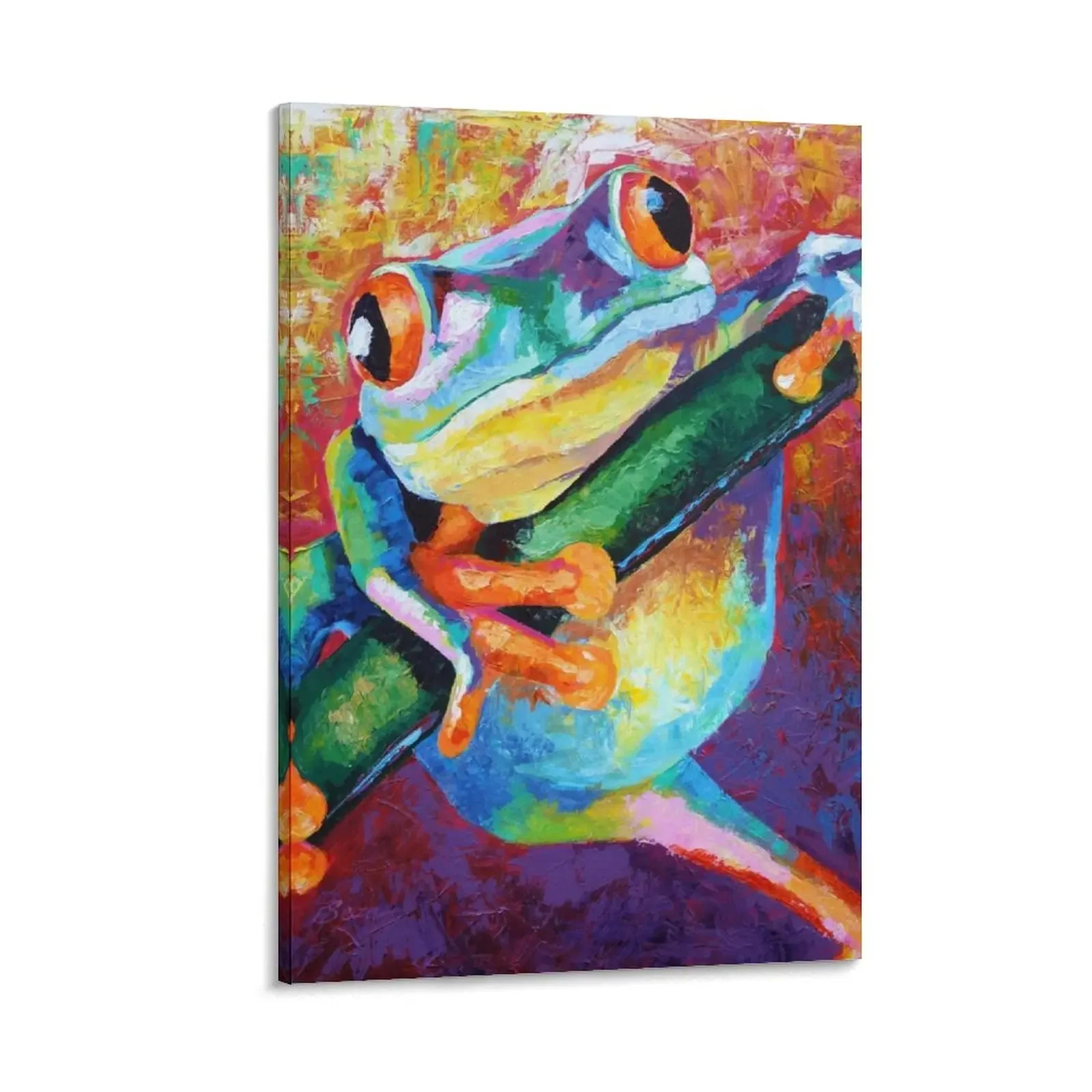 Colorful and Funky Tree Frog Canvas Painting bedroom decoration Decorative prints wall painting anime posters Wall paintings
Colorful and Funky Tree Frog Canvas Painting bedroom decoration Decorative prints wall painting anime posters Wall paintings