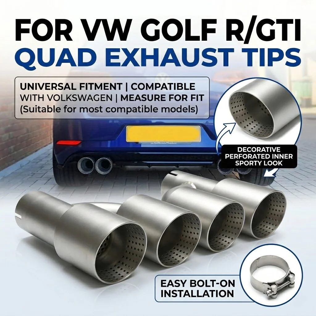 1 PCS Matte Stainless Steel Dual Exhaust Tip Universal Exhaust System Muffler Tip H TYPE Nozzle For Golf R MK7 GTI Exhaust
1 PCS Matte Stainless Steel Dual Exhaust Tip Universal Exhaust System Muffler Tip H TYPE Nozzle For Golf R MK7 GTI Exhaust