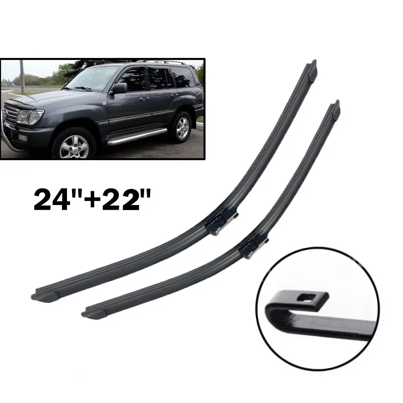Wiper Hybrid Front Hybrid Wiper Blades For Toyota Land Cruiser 100 / 200 J100 J200 Windshield Windscreen Window 24"+22"
Wiper Hybrid Front Hybrid Wiper Blades For Toyota Land Cruiser 100 / 200 J100 J200 Windshield Windscreen Window 24"+22"