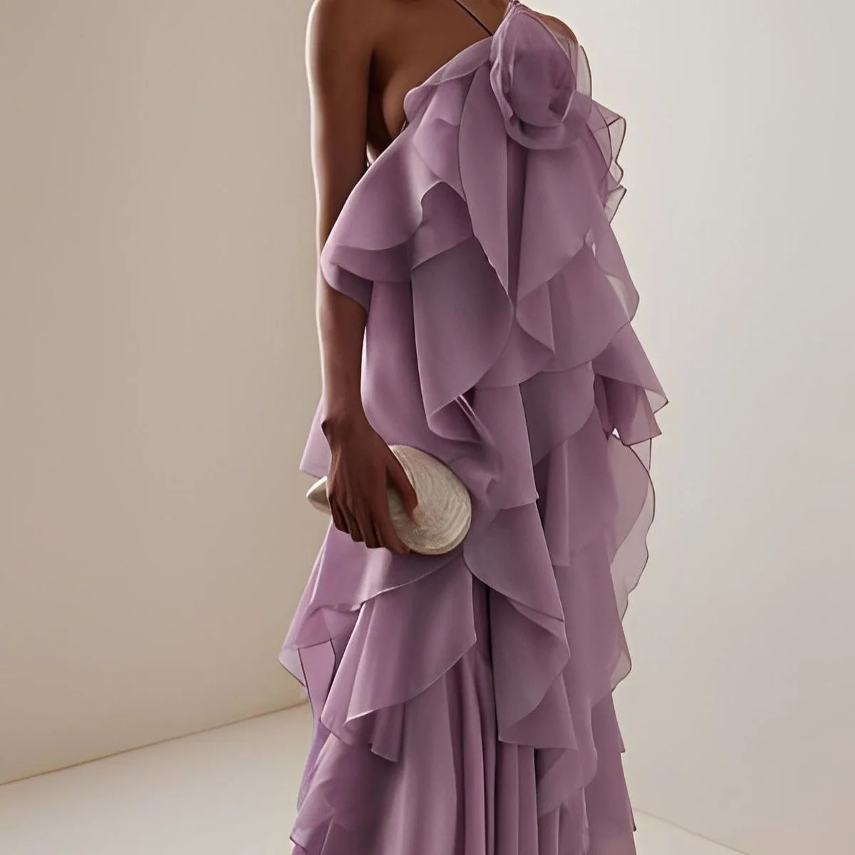 Fashion Sexy Spliced Ruffles Dress For Women High Street Trend Halter Backless Sleeveless Elegant Long Dresses Female Clothing
Fashion Sexy Spliced Ruffles Dress For Women High Street Trend Halter Backless Sleeveless Elegant Long Dresses Female Clothing