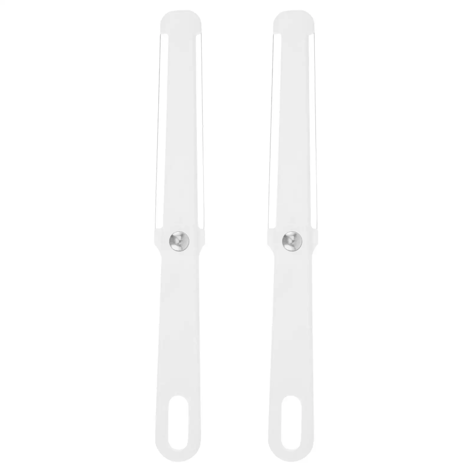 2Pcs Cheese Knife Slicer Stainless Steel Butter Cutting Tool for Fruits Vegetables Cream Cheese Kitchen Gadgets White
2Pcs Cheese Knife Slicer Stainless Steel Butter Cutting Tool for Fruits Vegetables Cream Cheese Kitchen Gadgets White