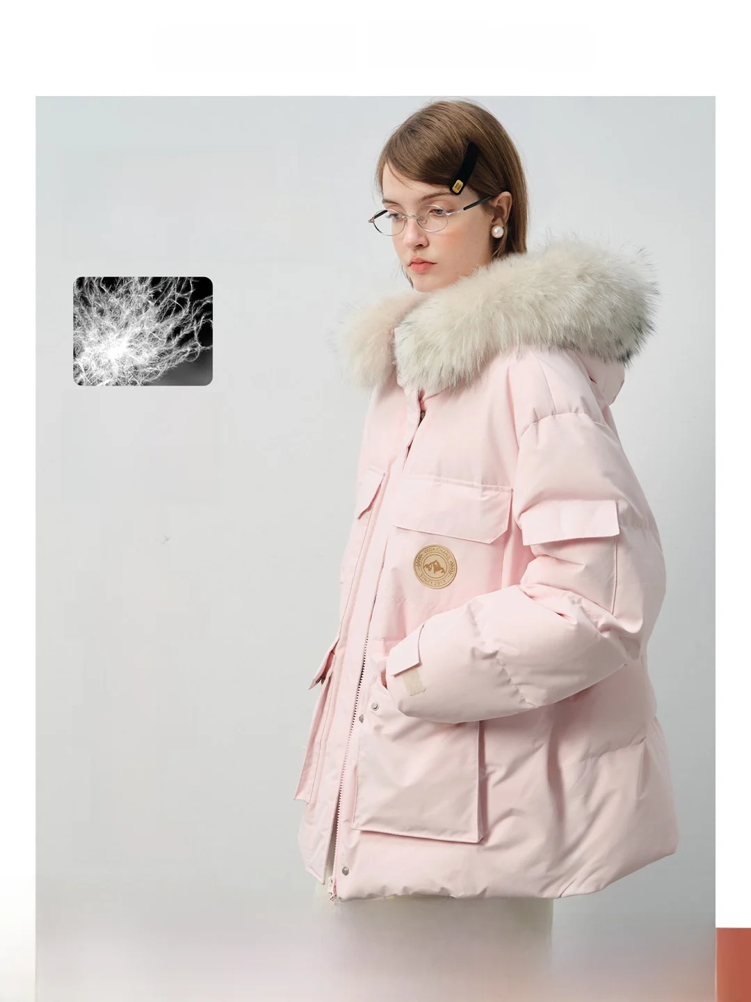 plus Size Women's down Jaet Pink Velvet Fur Collar Parka Coat Warmth Commute Sle Loose Fit White Du Feather Filled
plus Size Women's down Jaet Pink Velvet Fur Collar Parka Coat Warmth Commute Sle Loose Fit White Du Feather Filled