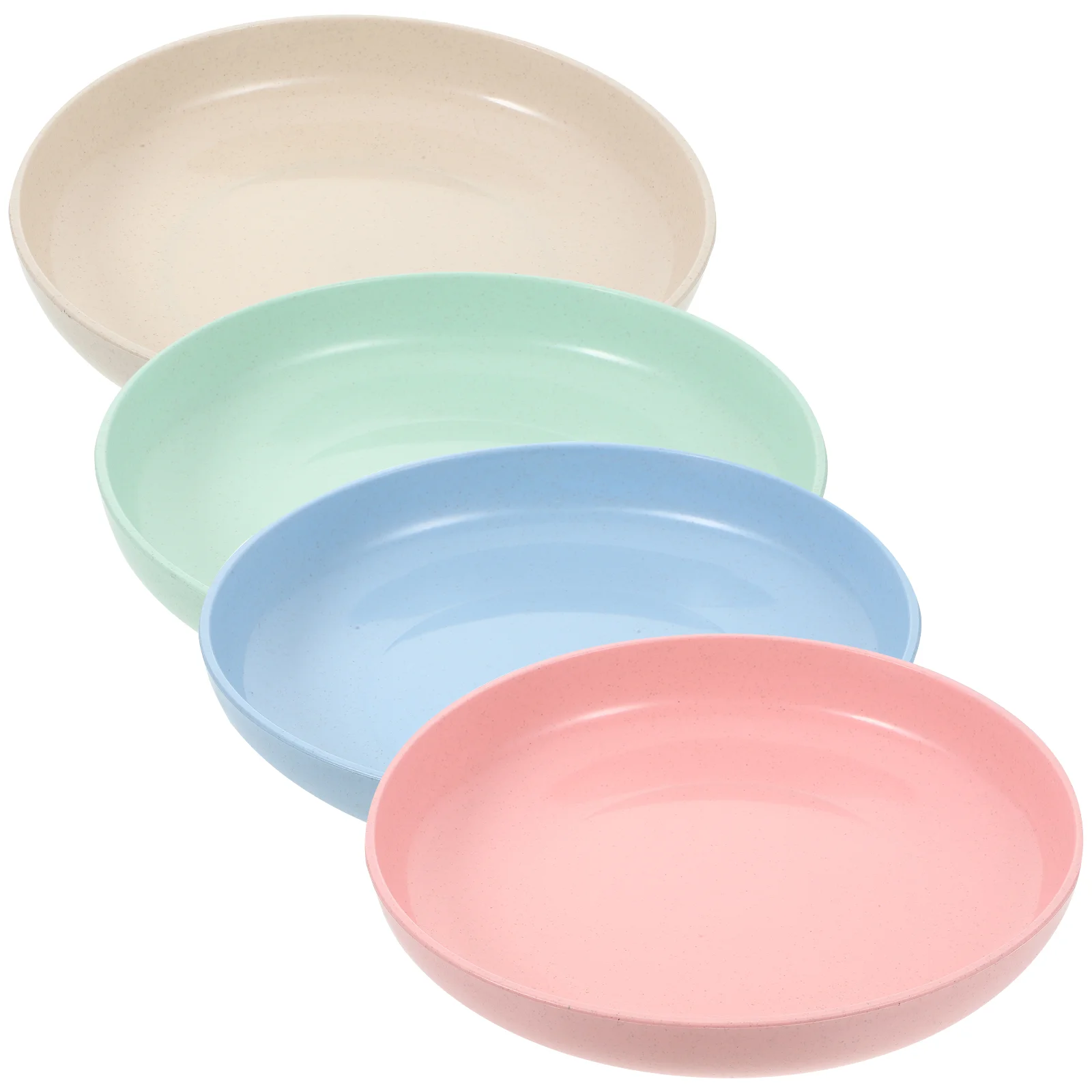 4 Pcs Fiber Straw Plate Kids Plates Round Dinner Serving Child Bowls for Entertaining
4 Pcs Fiber Straw Plate Kids Plates Round Dinner Serving Child Bowls for Entertaining