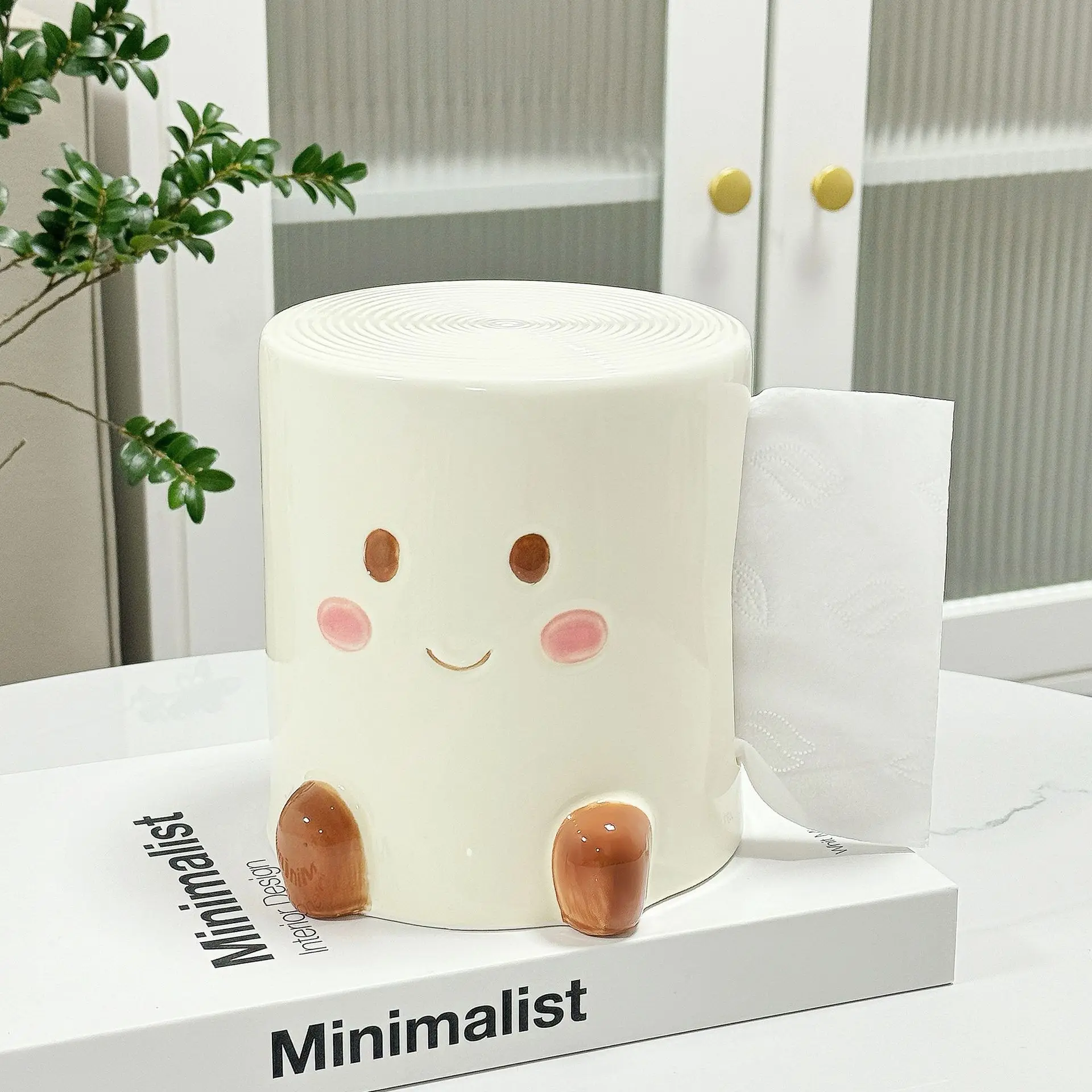 Creative Cute Cartoon Toilet Paper Tissue Box Ceramic Bathroom Living Room Desktop Decoration Ornaments Roll Paper Storage Boxs
Creative Cute Cartoon Toilet Paper Tissue Box Ceramic Bathroom Living Room Desktop Decoration Ornaments Roll Paper Storage Boxs