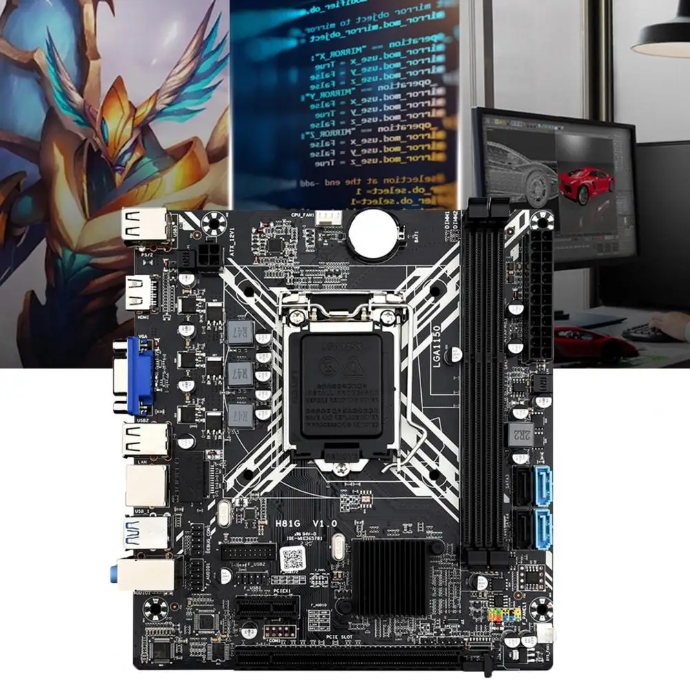 Материнская плата H81G использует Core HDMI-совместимая DDR3 USB2.0 SATA3.0 двухканальная игровая материнская плата, 1 комплект
Материнская плата H81G использует Core HDMI-совместимая DDR3 USB2.0 SATA3.0 двухканальная игровая материнская плата, 1 комплект