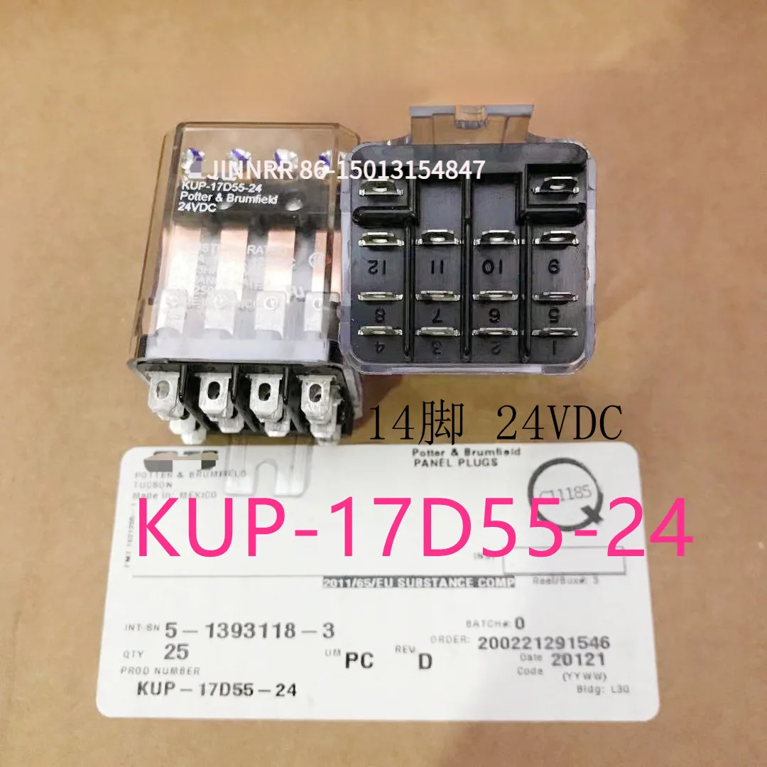 1 шт. для нового реле KUP-17D55-24, 24 В постоянного тока, 14-контактное положение
1 шт. для нового реле KUP-17D55-24, 24 В постоянного тока, 14-контактное положение