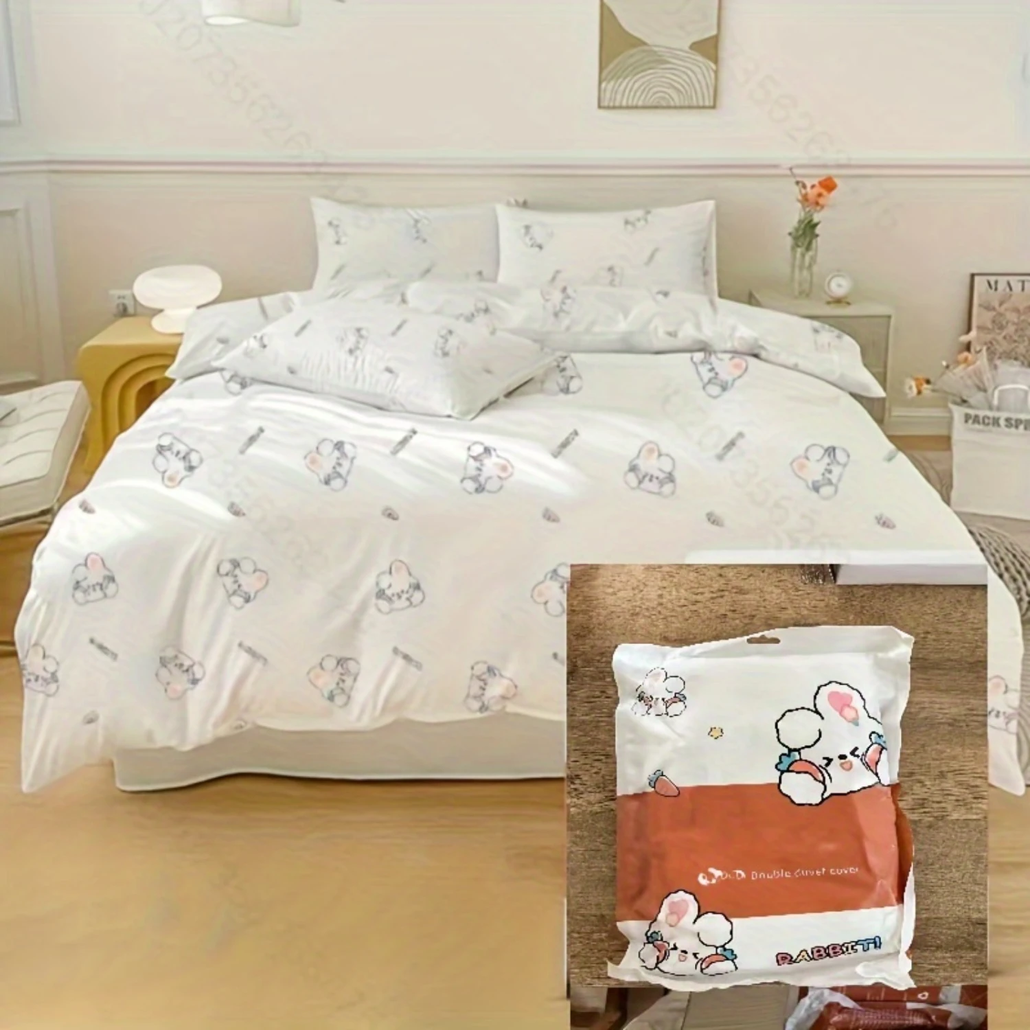 Hypoallergenic Travel Bedding Set 4-Piece - Includes Bed Sheet, Quilt Cover & 2 Pillowcases - No Electricity or Battery Needed -
Hypoallergenic Travel Bedding Set 4-Piece - Includes Bed Sheet, Quilt Cover & 2 Pillowcases - No Electricity or Battery Needed -