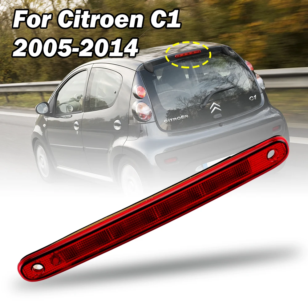 Задний стоп-сигнал для Peugeot 107 2005-2014, третий стоп-сигнал для Citroen C1, стоп-сигнал высокого уровня для Toyota Aygo 1606372780
Задний стоп-сигнал для Peugeot 107 2005-2014, третий стоп-сигнал для Citroen C1, стоп-сигнал высокого уровня для Toyota Aygo 1606372780