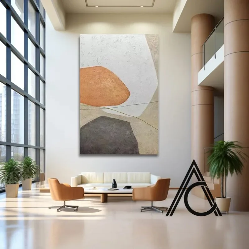 Abstract Beige and Gray Oil Painting Handmade on Canvas Beige Minimalist Wall Art Large Contemporary for Living Room Home Decor
Abstract Beige and Gray Oil Painting Handmade on Canvas Beige Minimalist Wall Art Large Contemporary for Living Room Home Decor