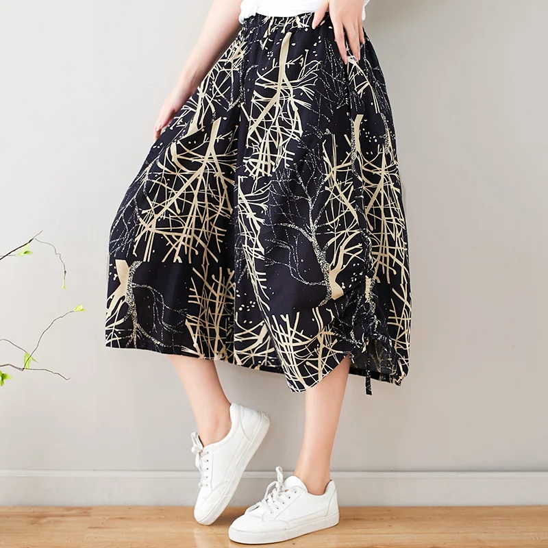 High Waist Wide Leg Seven-Foot Cotton Linen Artistic Trousers for plus Size Women Stylish Versatile Summer New Arrival
High Waist Wide Leg Seven-Foot Cotton Linen Artistic Trousers for plus Size Women Stylish Versatile Summer New Arrival