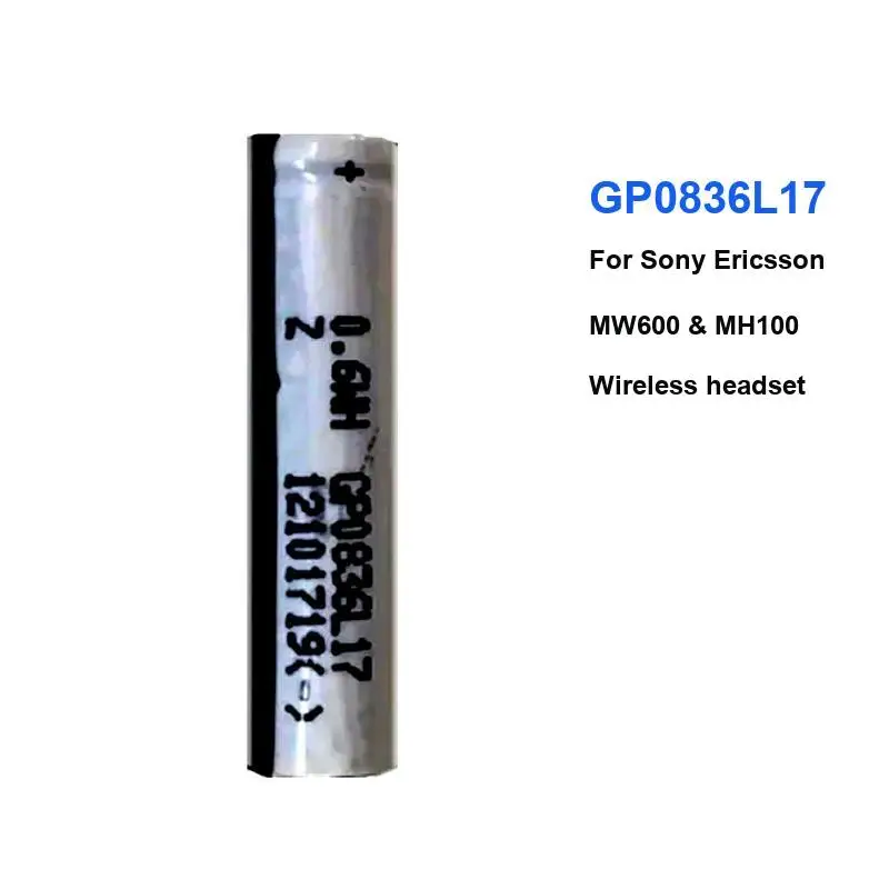 Replacement Battery GP0836L17 for Sony Ericsson MW600 MH100 Wireless Headset Portable Batteries Warranty + Track Code
Replacement Battery GP0836L17 for Sony Ericsson MW600 MH100 Wireless Headset Portable Batteries Warranty + Track Code